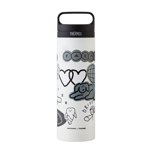 [써모스X이나피스퀘어] 캐리 핸들 텀블러 800ml JOW-800KC