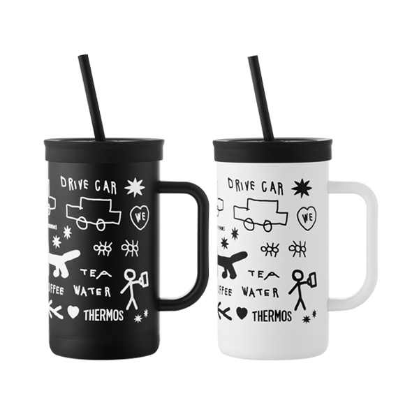 [써모스X이나피스퀘어] 더 콤팩트 스트로 컵앤텀블러 720ml TKHA-720KC