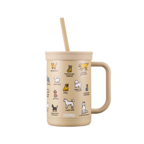 [써모스X제로퍼제로] 더 콤팩트 스트로 컵앤텀블러 600ml TKHA-600KC