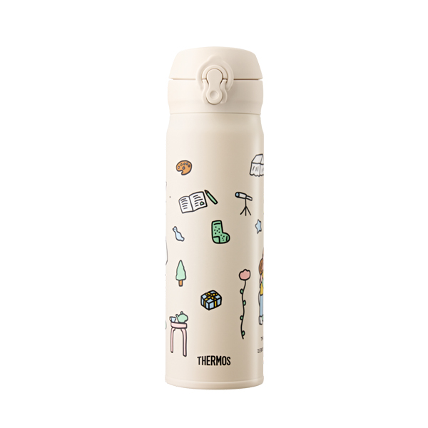 [써모스X제로퍼제로] 그래픽 원터치 텀블러 500ml JNL-504KC