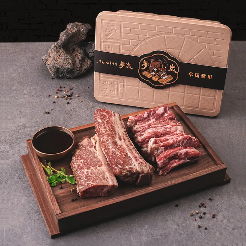 ★명절선물★ [미트팩토리] 몽탄 우대갈비 700g + 꽃살 300g 세트