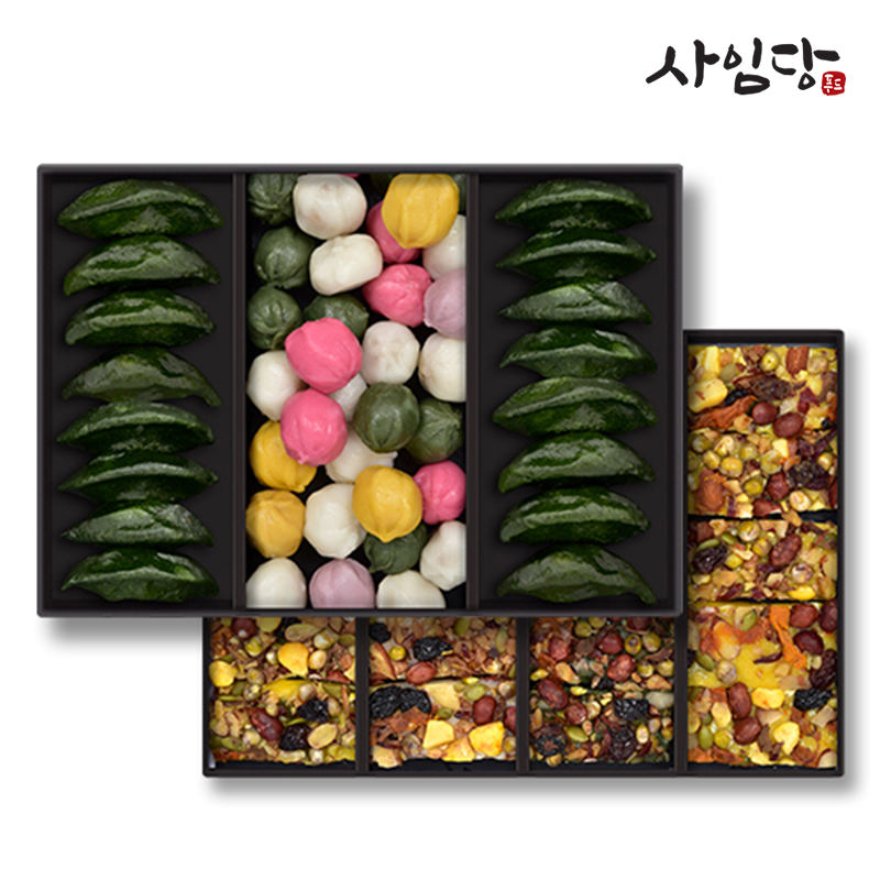 ★명절선물★ [사임당] 추석 떡세트(모시송편,꿀떡,영양찰떡3종) 외