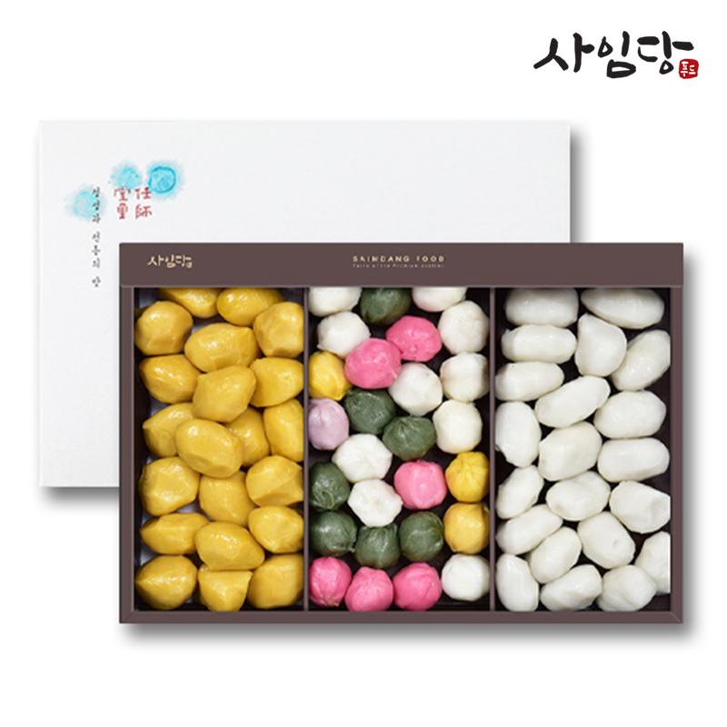 ★명절선물★ [사임당] 주먹송편&꿀떡세트/달토끼 주먹송편세트 외