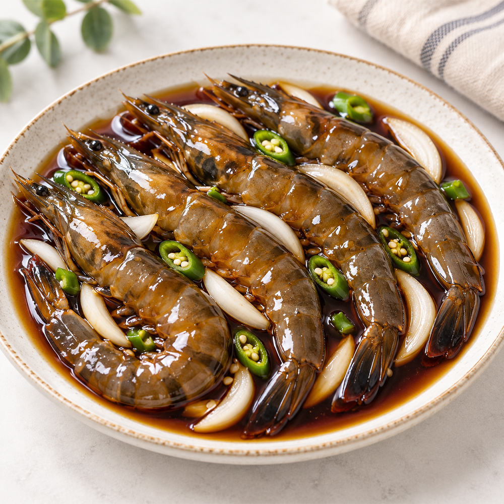 [HM] 신선한 블랙타이거 새우장 소/중/대
