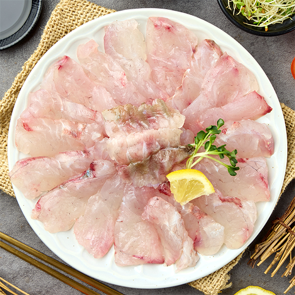 당일작업 국내산 광어회 400g x 1팩(초장+와사비 1팩씩증정) 외