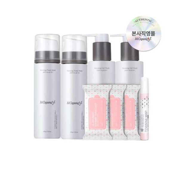 [질경이] 여성청결제 모닝폼 150g x2개+모닝젤 150ml x2개+페미닌 티슈 x3개+페미닌 미스트9ml
