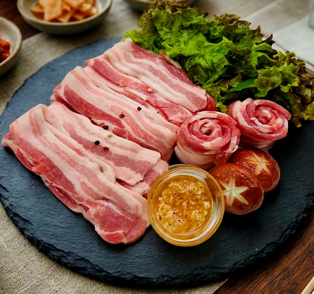 [솜이담이] 실속 가성비 찰겹살 황금두께 바삭한 쫀삼겹살 500g 2팩