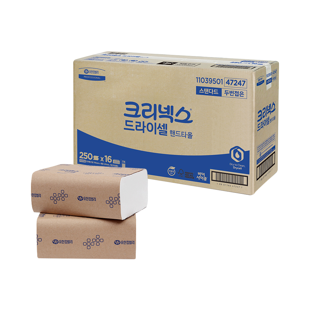 크리넥스 드라이셀 스탠다드 핸드타올 4000매