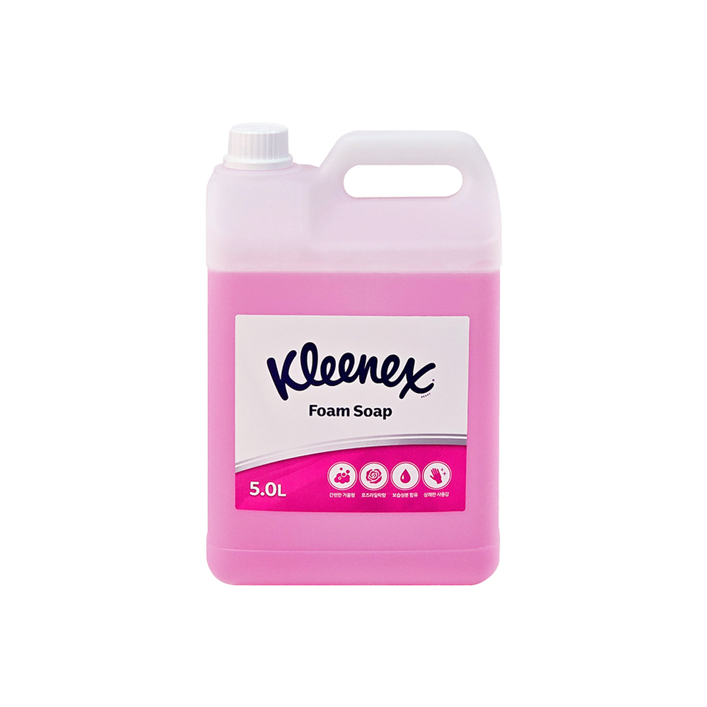 크리넥스 핸드워시 5L 폼솝 로즈라일락향