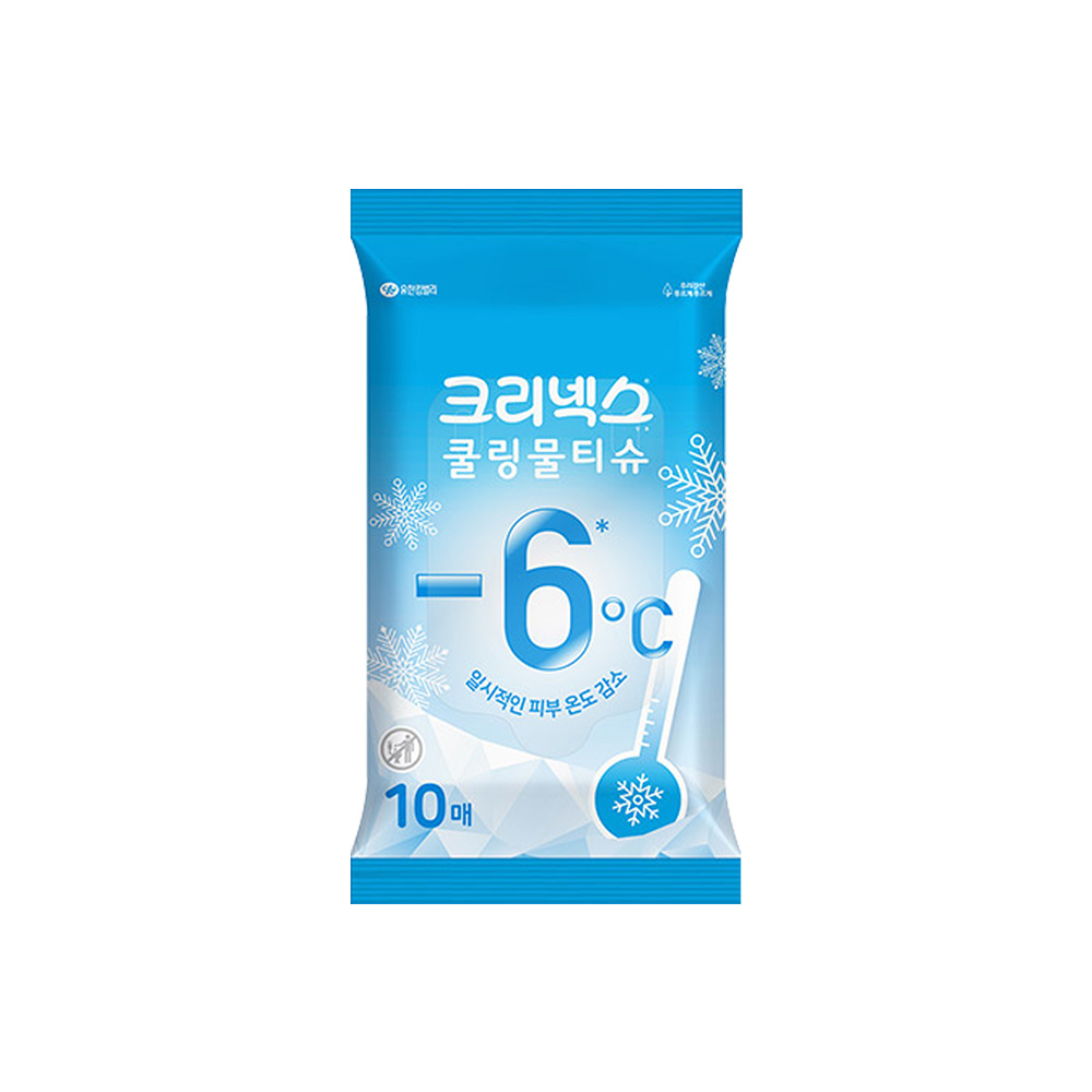 크리넥스 쿨링물티슈 10매입