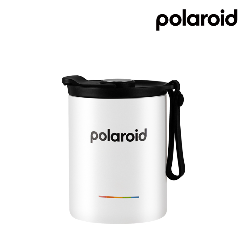 폴라로이드 스펙트럼 실리콘 스트랩 텀블러 400ml