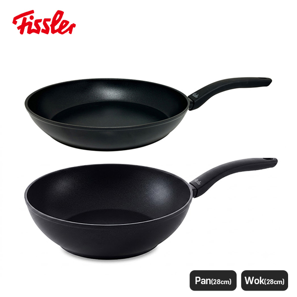 [Fissler] 휘슬러  프리모 프라이팬+궁중팬(28+28wok) 2종