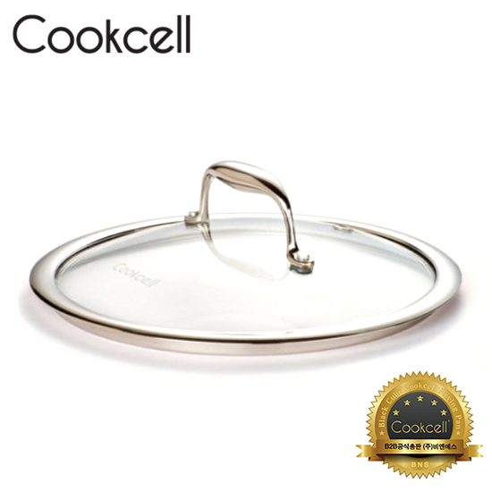 [Cookcell] 쿡셀 하이브리드 유리 뚜껑(T) / 28cm~30cm / 사이즈 택 1