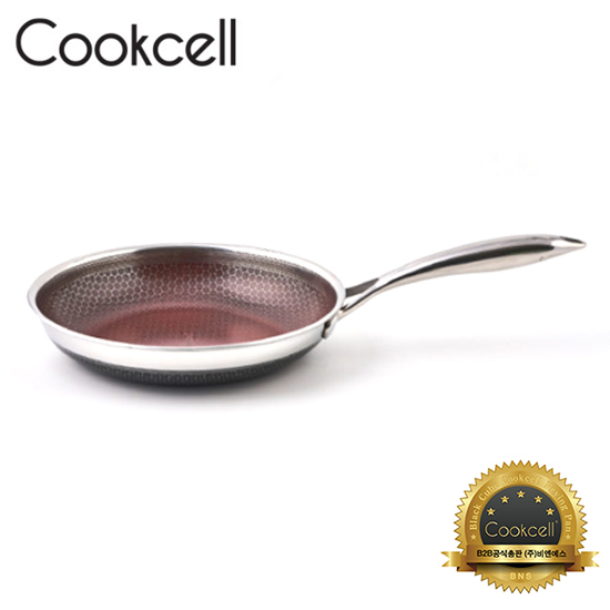 [Cookcell] 쿡셀 통3중 더블 세라믹 코팅 루비에디션 IH 궁중팬 28cm / 품번 : 03024