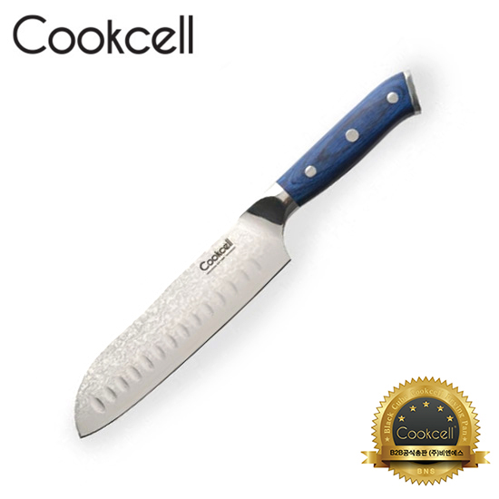 [Cookcell] 쿡셀 다마스커스 산도쿠 나이프 18cm / 품번 : 14504