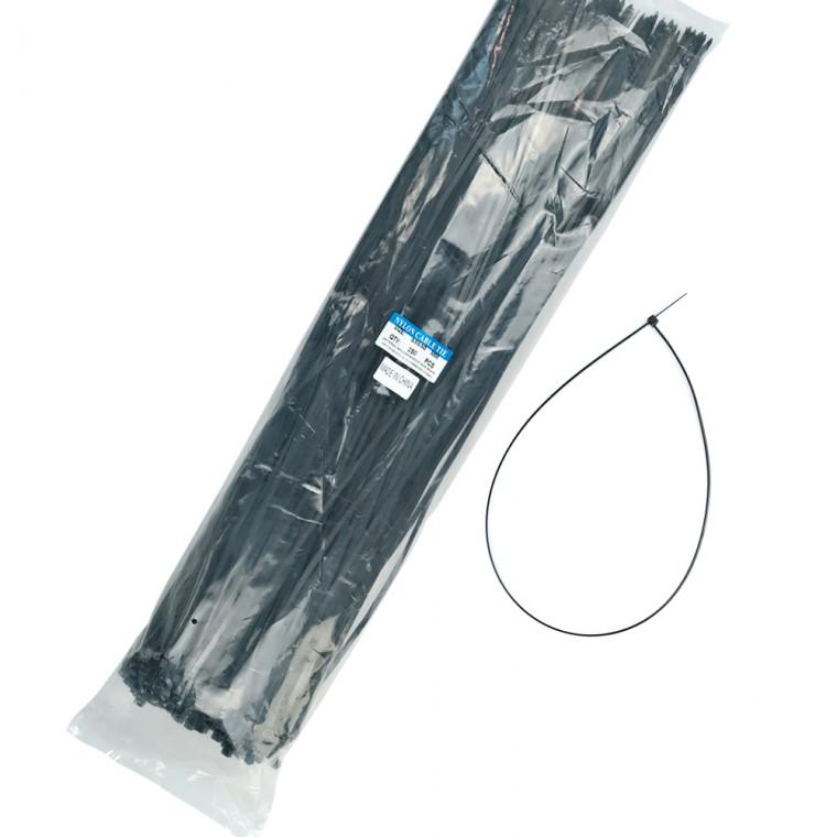 Kimspp 케이블타이 5x650mm (블랙) 약250개입 케이블밴드 타이밴드 전선 배선정리
