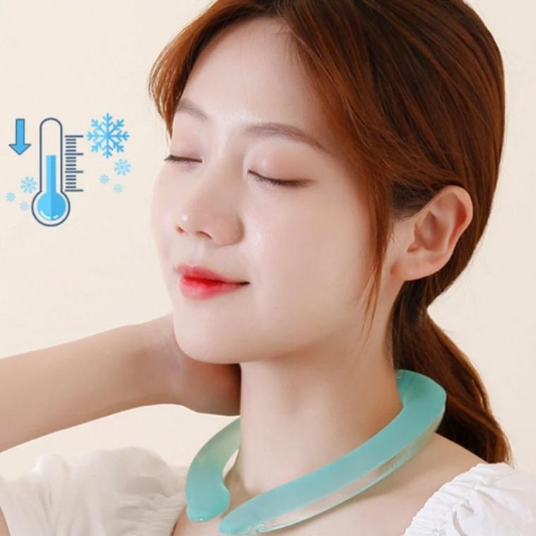 5색 1개 목에거는 쿨스카프 쿨목수건 넥쿨러 아이스목도리 냉감 쿨링 낚시 등산