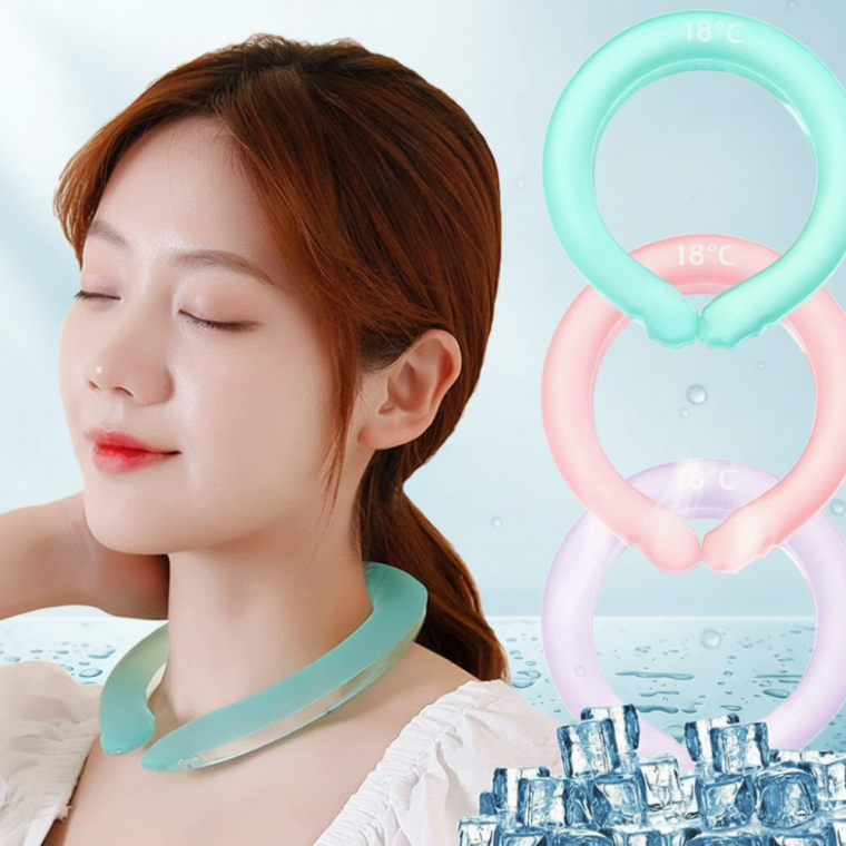 18도 넥쿨러 아이스 쿨스카프 냉감 목걸이 여름 목튜브 얼음 밴드