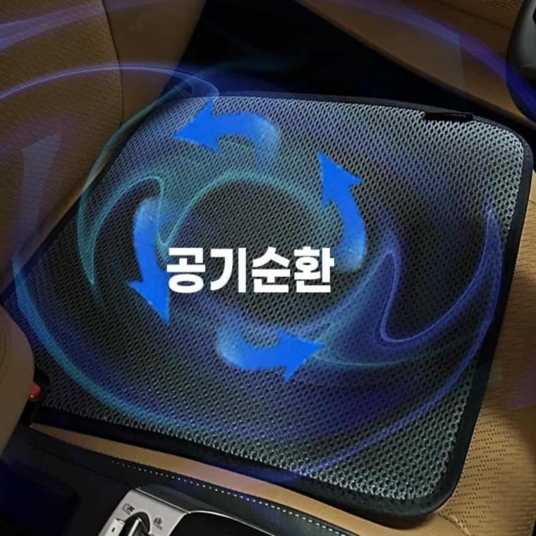에어매쉬 방석 대 차량용메쉬시트 차량용여름방석 자동차 커버 여름 메쉬 사무실 시트 방석 용 차량