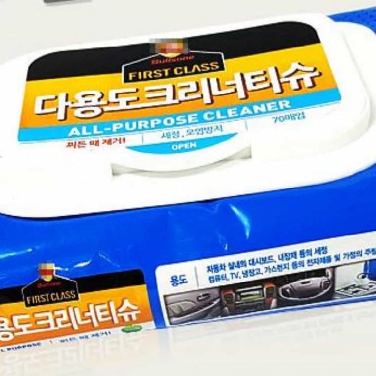 다용도 크리너티슈 70매 차량세정티슈 차량용청소티슈 차량티슈