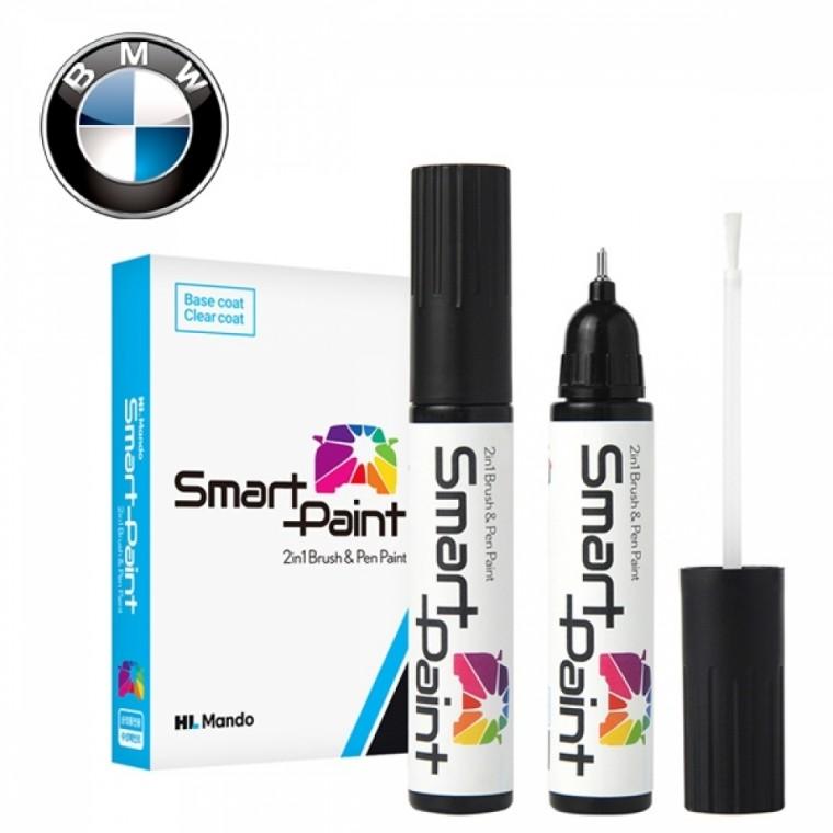 C2Y 블루스톤 BMW HL만도 자동차 차량용 붓펜+투명세트 도색 페인트