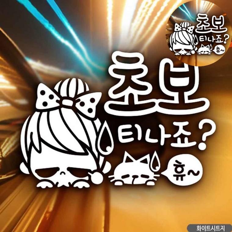 자동차시트지 카스티커 자동차용스티커 차량용스티커 초보운전스티커 자동차스티커