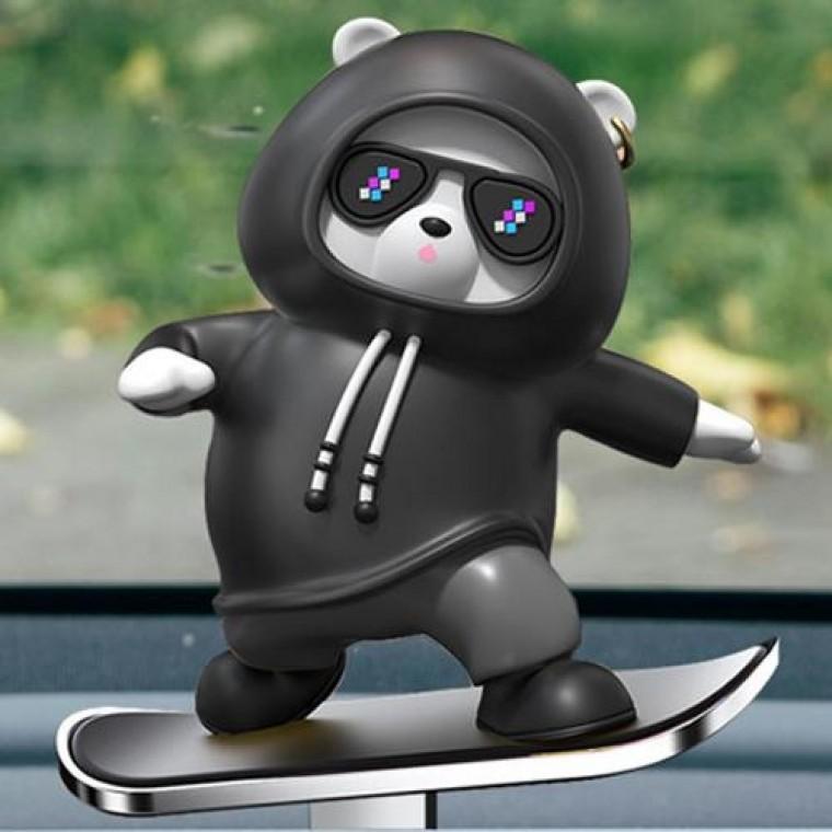 차량용 악세사리 자동차피규어 움직이는 슬라이딩 슈퍼 보드 베어 새차 인테리어 선물