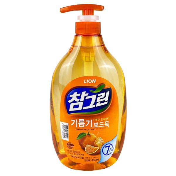 참그린 제주 천혜향 960ml 주방세제 용기 -TJ 참그린주방세제 트리오 주방세제 세제 세척 주방용품