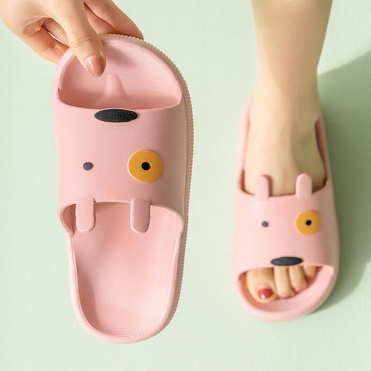 강아지 슬리퍼 욕실용 논슬립 멍멍이 디자인 욕실신발 미끄럼방지슬리퍼 욕실슬리퍼