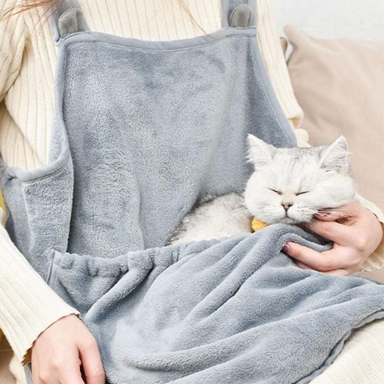 펫그루밍 그루밍앞치마 강아지담요 고양이그루밍 고양이담요 반려동물담요 담요앞치마