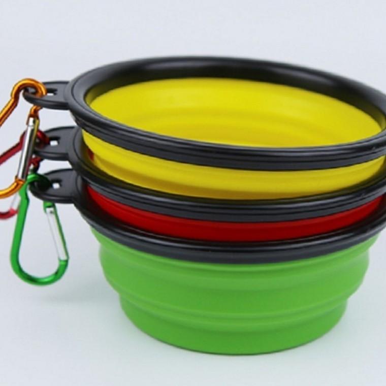 접이식 사료통 애견밥그릇 강아지그릇