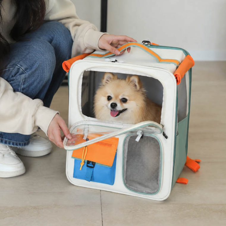 강아지 이동장 고양이 여행 트롤리 편리한 캐리어