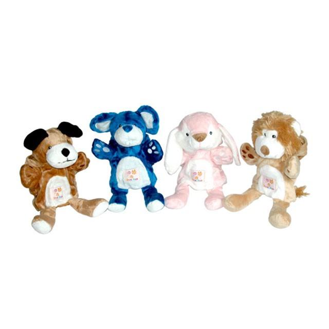 혜명마트 손인형 A세트 (강아지 토끼 쥐 사자) 곰인형탈 탈인형 구연동화인형 캐릭터인형탈 동물캐릭터인형