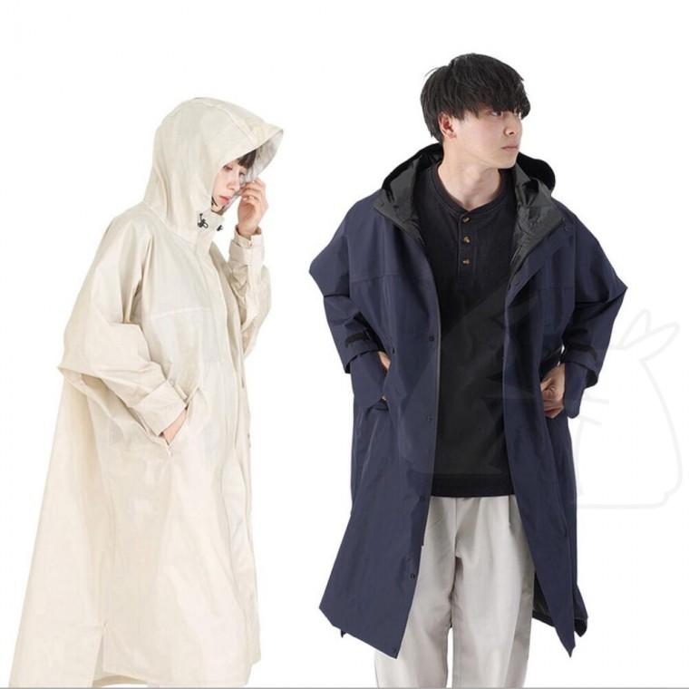우비 레인코트 네이비 낚시 파우치 정장에어울리는 비옷 루즈핏