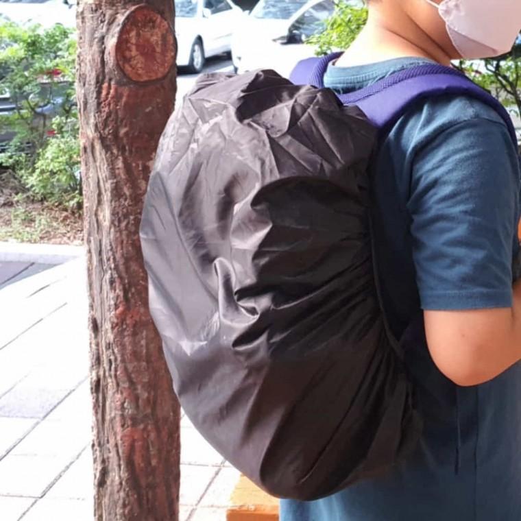 배낭 방수커버 블랙 45L 가방우비 가방커버