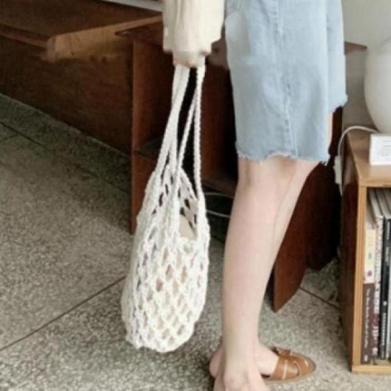 그물 3컬러 여름 가방 숄더백 여성 에코백 토트
