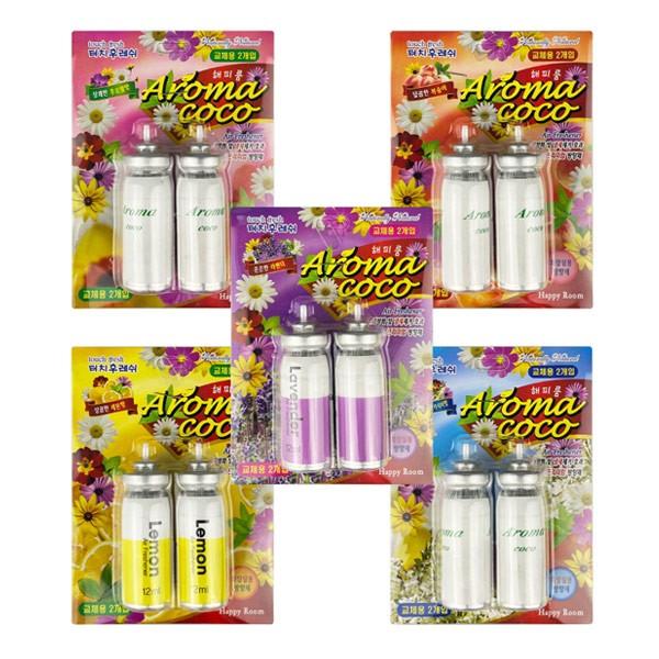 해피룸 아로마터치후레쉬 리필형12ml 2입 -TJ 방향제리필 아로마후레쉬리필 아로마후레시리필 방향제