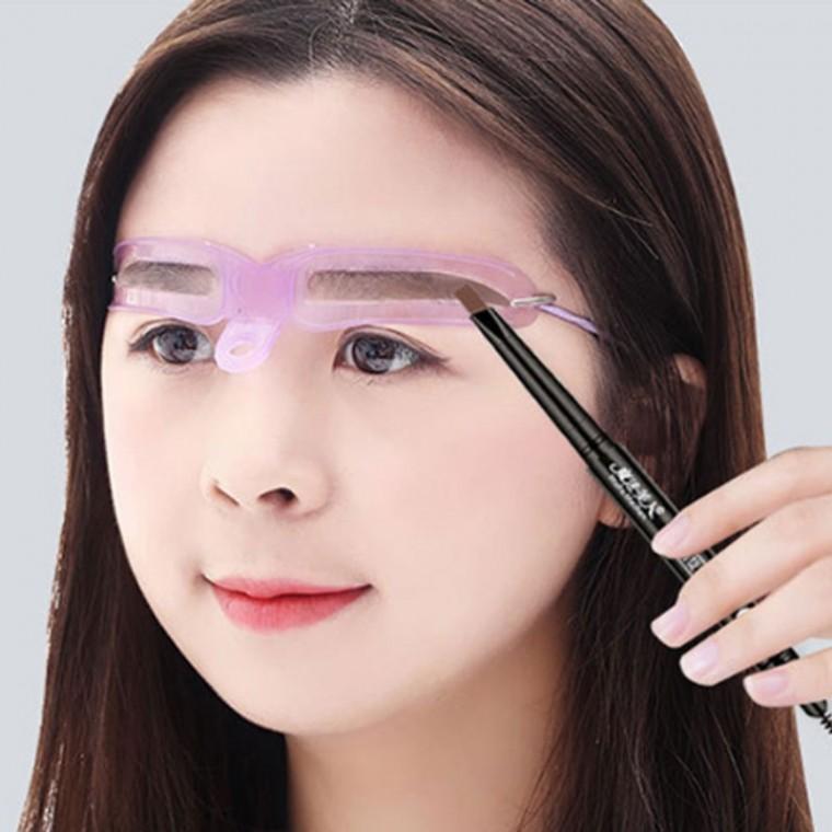 일자눈썹 그리기용 아이브로우 정리 가이드세트