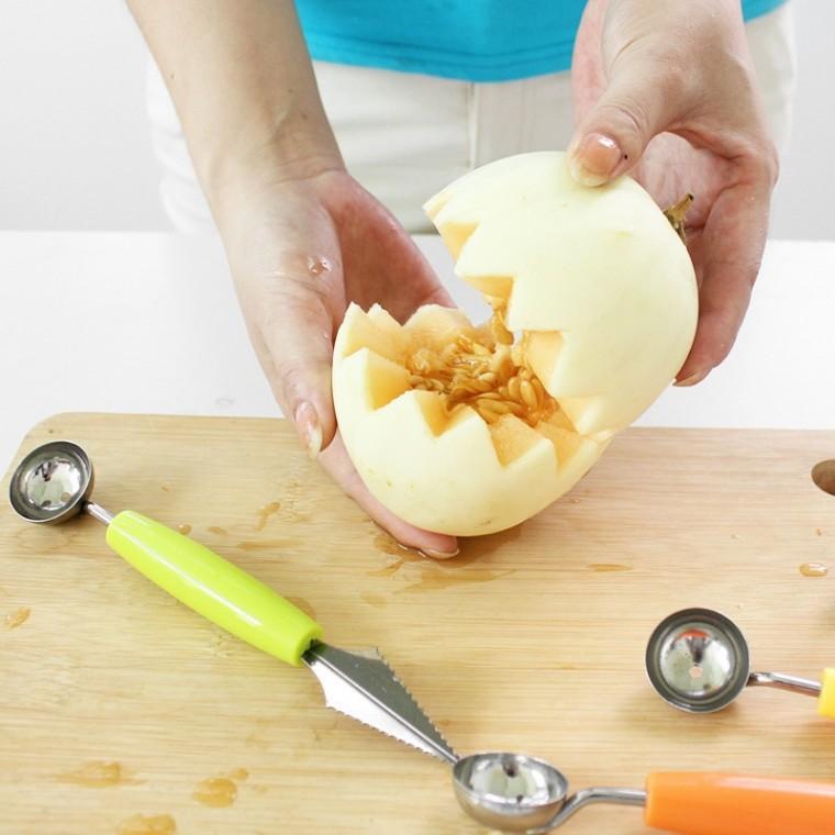 과일 스푼 스쿱 조각칼 화채 모양내기 데코 툴 세트