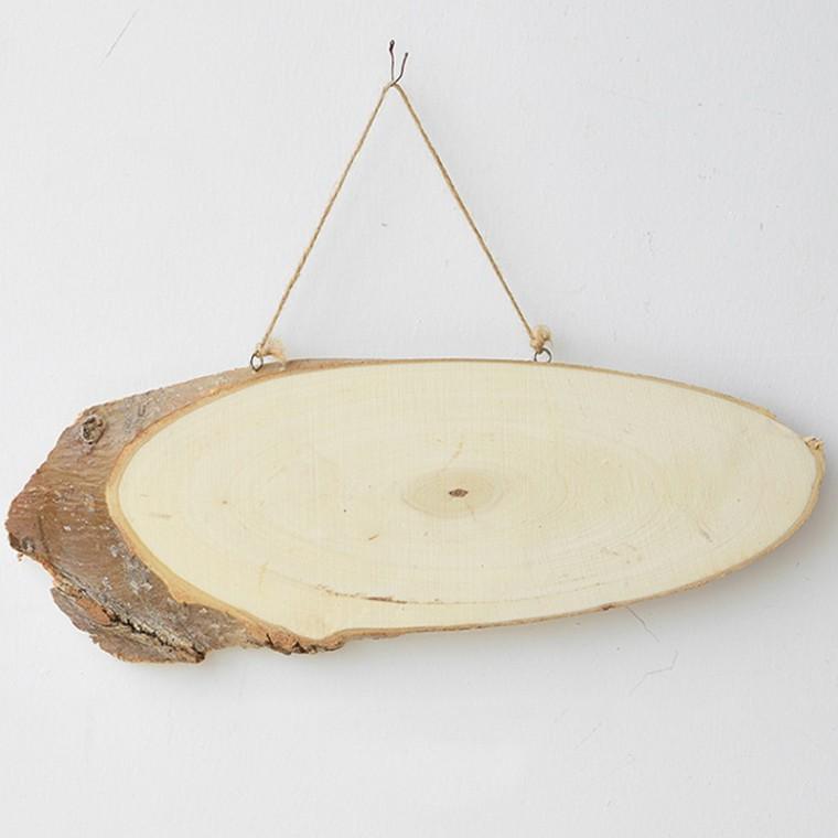 캠핑 우드 문패 DIY 나무 알림판 통나무 입간판 안내
