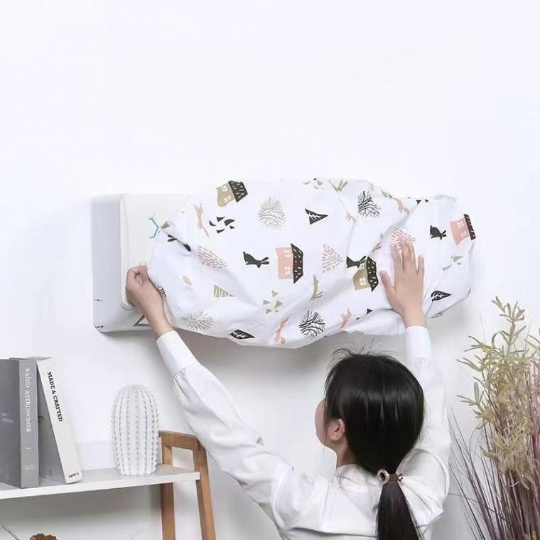 벽걸이 에어컨 듀얼 스판 에어컨커버 에어컨 덮개