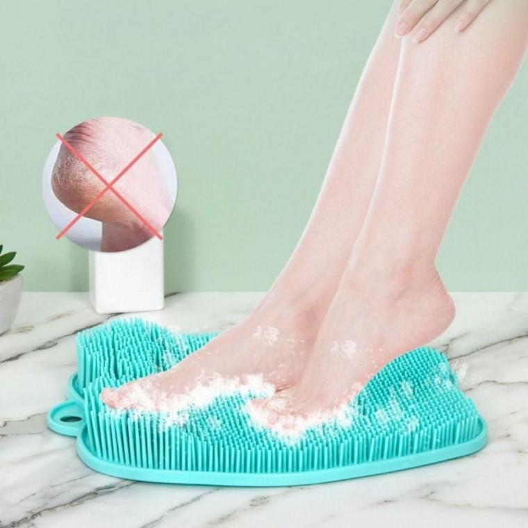 뒷꿈치 관리 각질 제거 매트 발씻는 발닦는 슬리퍼