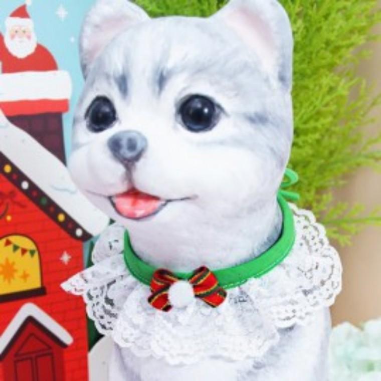 강아지패션소품 고양이스카프 애견스카프 반려동물악세사리 강아지악세사리 강아지목걸이 리본 스카프 10EA