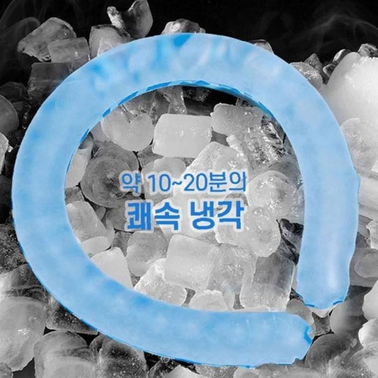 청량한 3세대 실속 쿨링 아이스목걸이 냉감효과 얼음스카프 개별박스포장