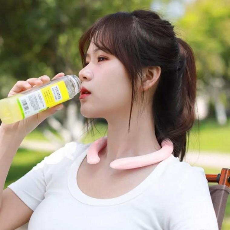 쿨스카프 핑크 아이스목도리 얼음목도리 원킬쿨샷 아이스 넥쿨러