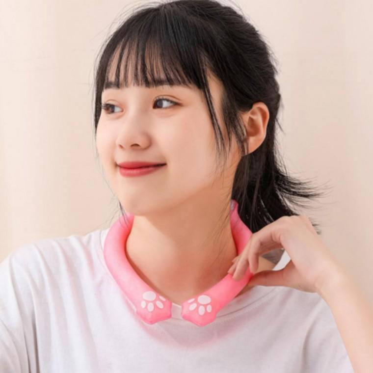 얼음 목도리 목쿨토시 아이스 넥쿨러 쿨링 밴드 튜브 스카프