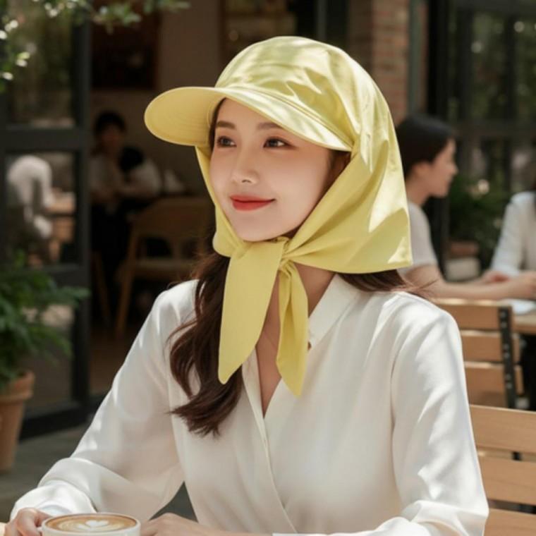 남녀공용 여름 반다나 스트랩 썬캡 머플러 스카프 모자