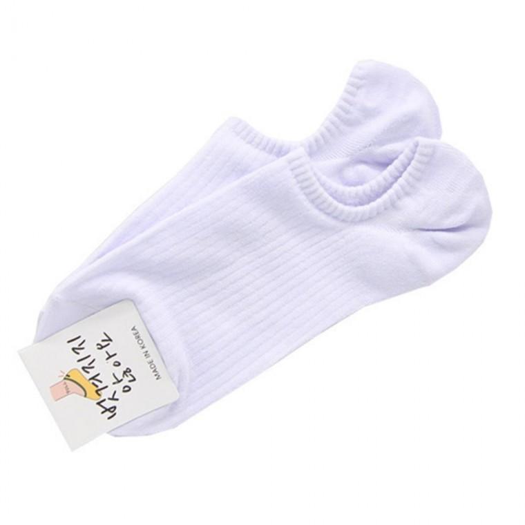 여성용 골지향기 페이크삭스 양말 형광색 1켤레 플랫슈즈양말 발목양말 뮬양말