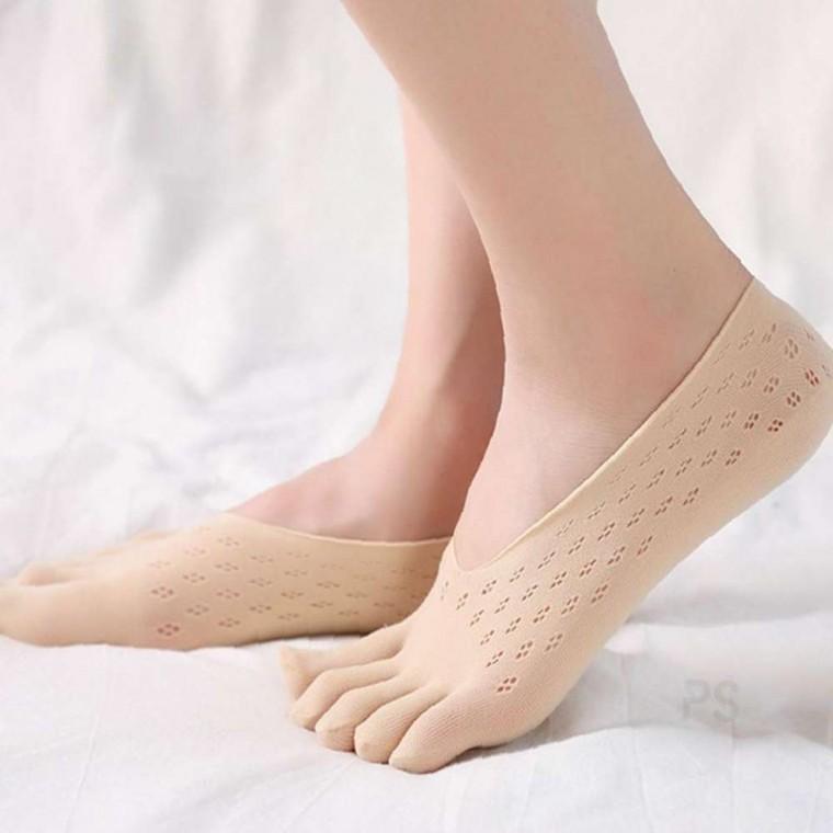발가락 덧신 스킨 여성발가락양말 티안나는발가락양말 메쉬통풍양말 발가락러닝양말 벗겨짐방지양말