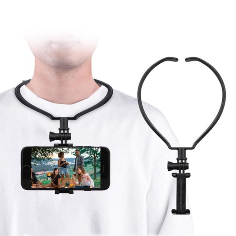 목거치대 핸드폰받침 핸드폰목걸이거치대 목걸이형거치대